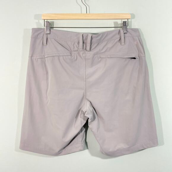 Zella Men Grey Performance Chino Shorts Size 36 - Picture 3 of 9